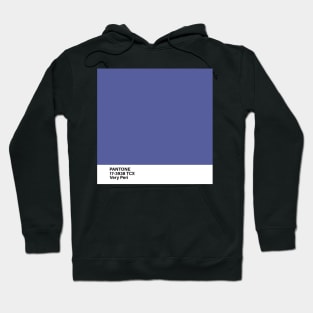 pantone 17-3938 TCX Very Peri, year 2022 Hoodie